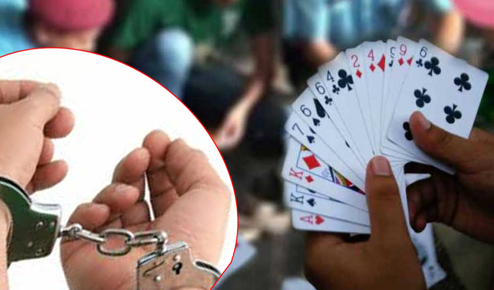 जुवातास खेलिरहेको अवस्थामा १३ जना पक्राउ