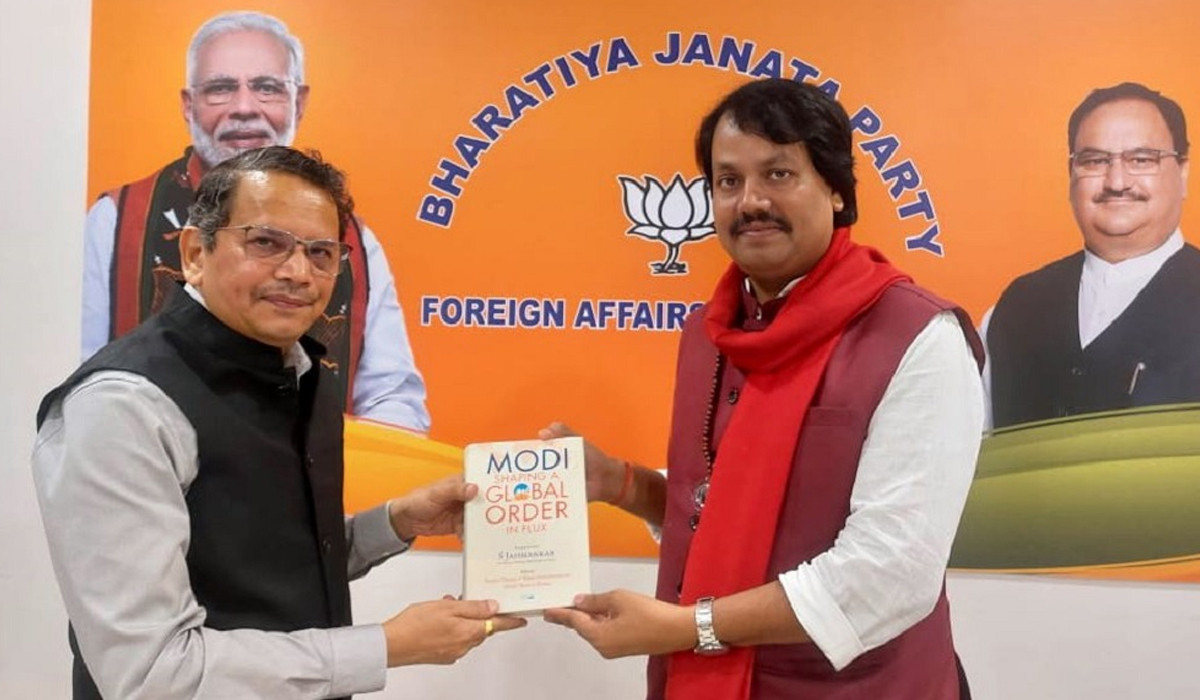 भारत भ्रमणमा रहेका सीके राउत भाजपाको हेडक्वाटरमा