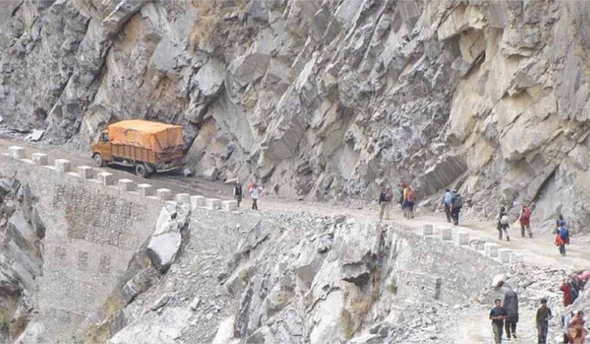 बेनी–जोमसोम–कोरला सडकको आठ  खण्डको  निर्माण सकियो