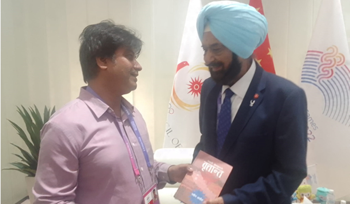 ‘नेपाली खेलकुदको वृत्तान्त’ विश्व खेलकुदका लागि दस्तावेज : कावा अध्यक्ष सिंह