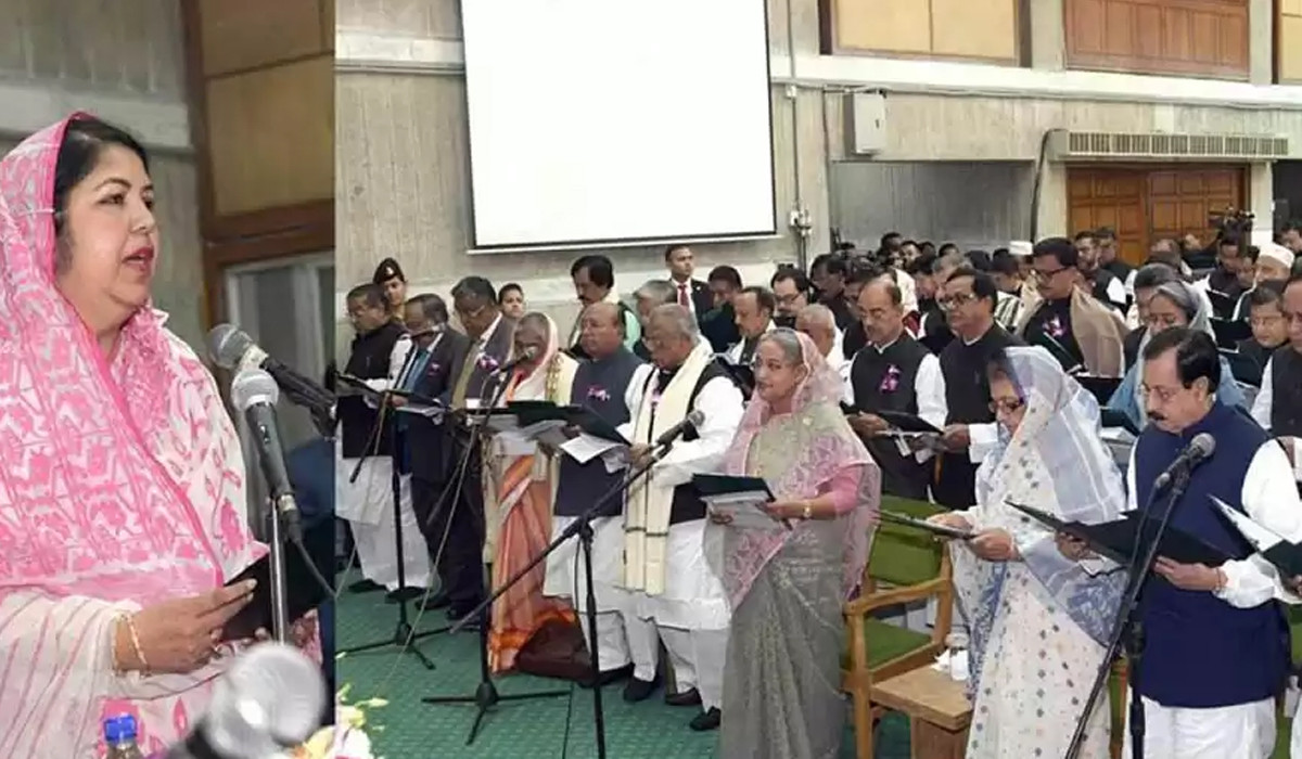 बङ्गलादेशका नवनिर्वाचित सांसदद्वारा सपथ ग्रहण 