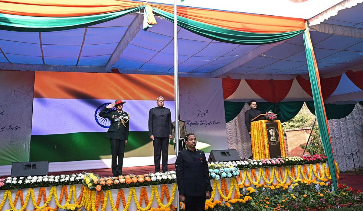 भारतीय दूतावासले मनायो आफ्नो ७५औँ गणतन्त्र दिवस