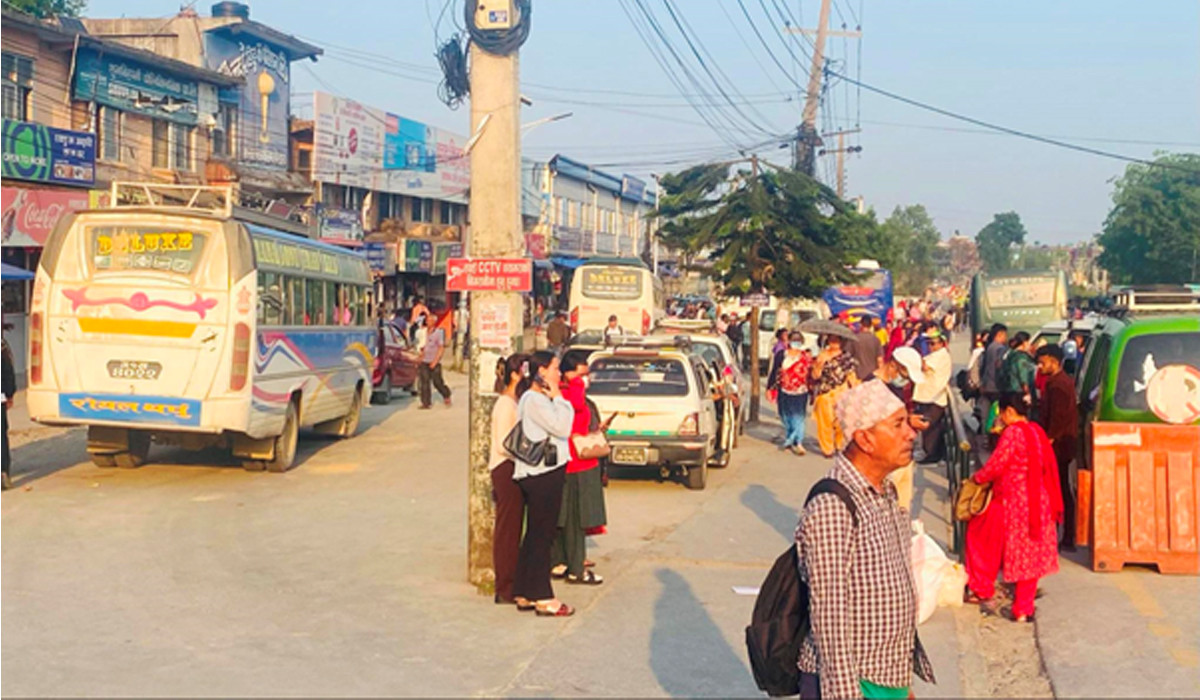 पृथ्वीचोक क्षेत्र पुनः अस्तव्यस्त