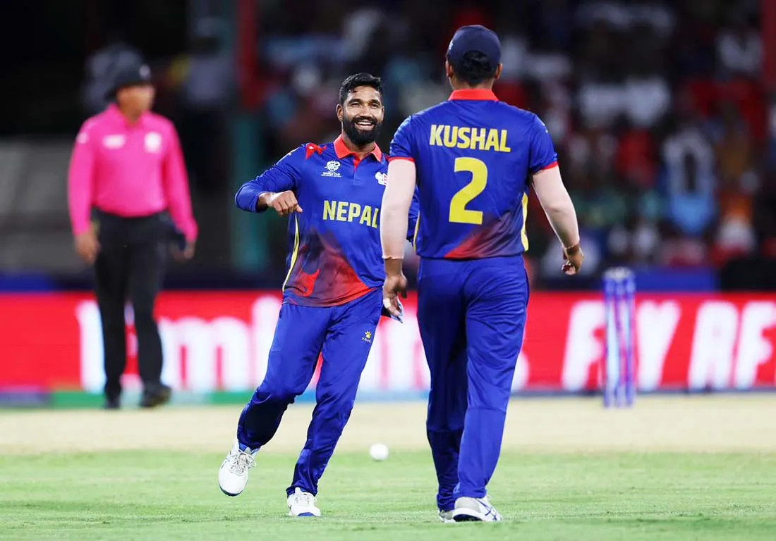 आइसिसी टि ट्वान्टी विश्वकप क्रिकेट प्रतियोगिता : नेपाल बङ्गलादेशसँग २१ रनले पराजित