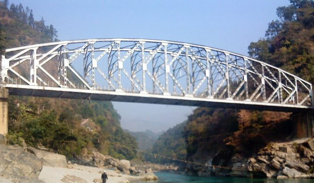 कालीगण्डकी नदीमाथि युनिक मोटरेबल पुल निर्माण अन्तिम चरणमा