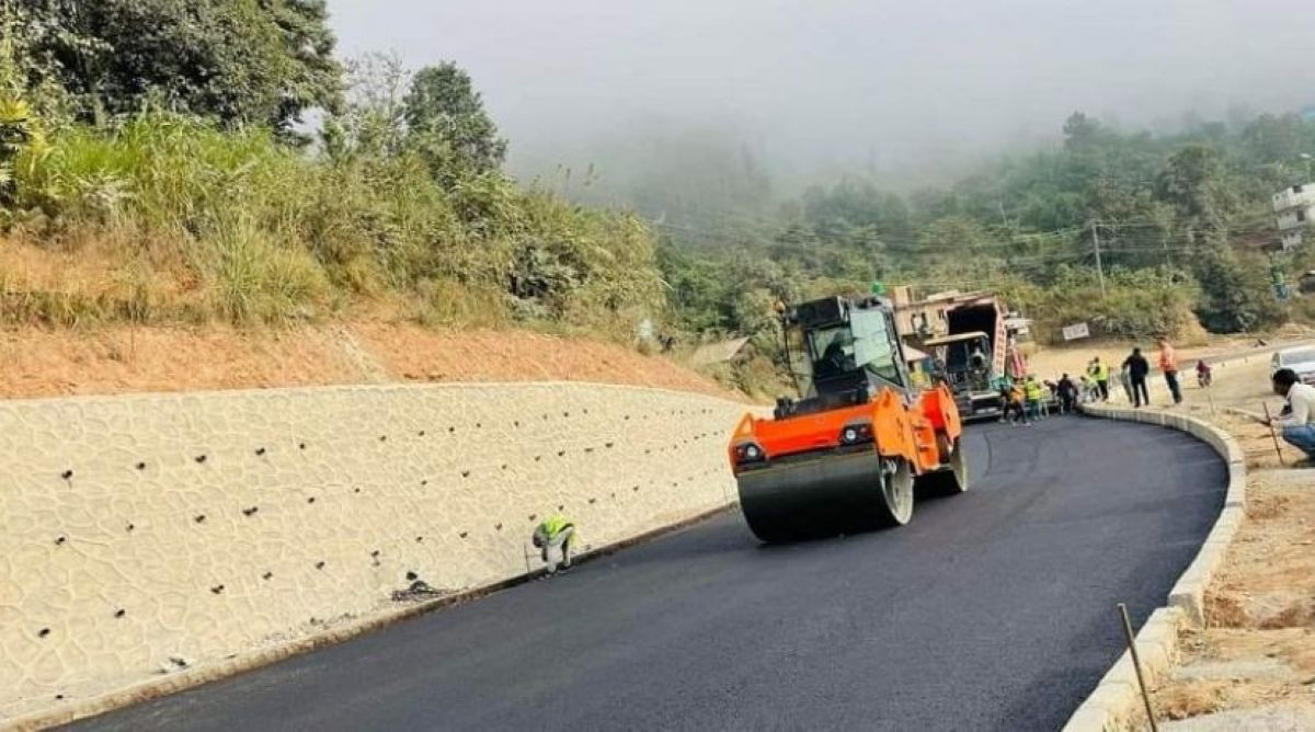 मुग्लिन–पोखरा सडक स्तरोन्नतिः ७३ किलोमिटर कालोपत्र