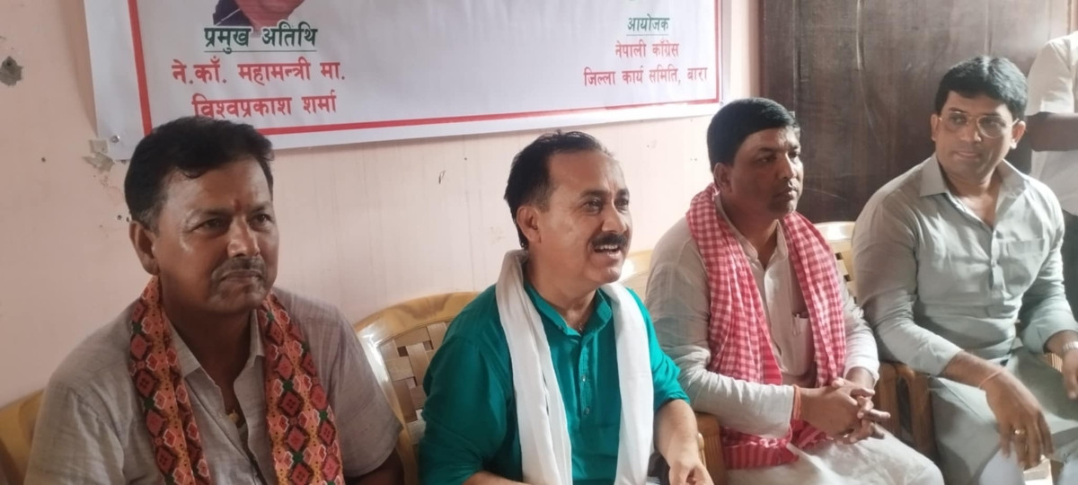 आगामी आमनिर्वाचनमा आफ्नो पार्टीबाहेकको चुनाव चिन्हमा मत हाल्ने अवस्था आउँदैनः  महामन्त्री शर्मा