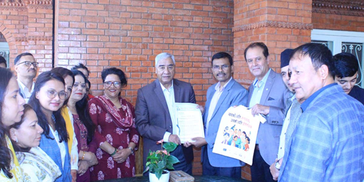 प्रत्यक्ष निर्वाचत प्रणालीभित्र समानुपातिक सहभागिता गराउनुपर्छः सभापति देउवा