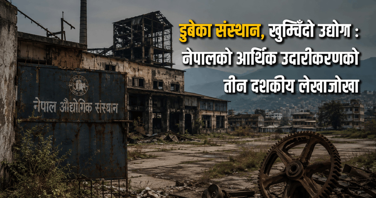 डुबेका संस्थान, खुम्चिँदो उद्योग : नेपालको आर्थिक उदारीकरणको तीन दशकीय लेखाजोखा